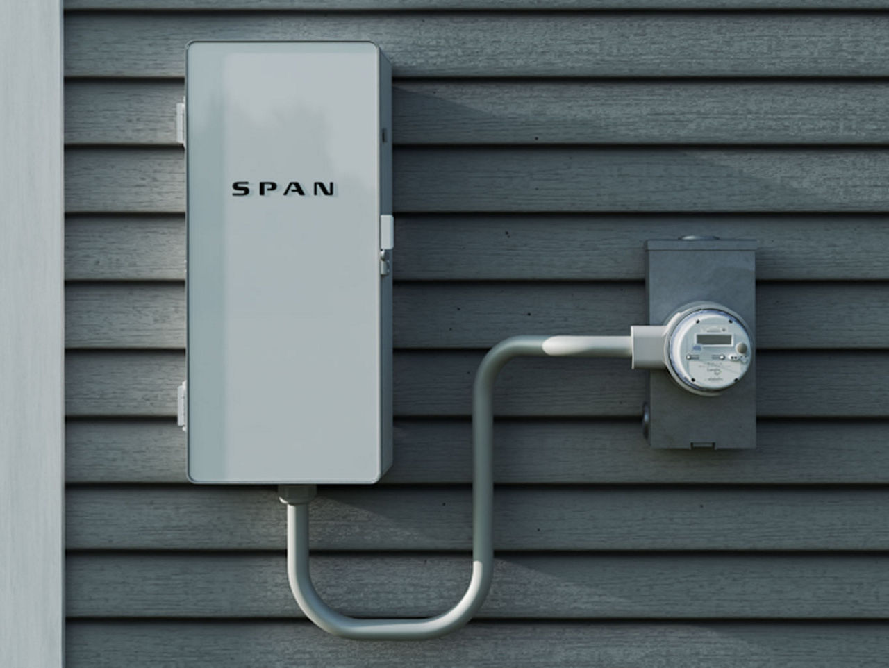 SPAN Edge intelligent service point alongside Landis+Gyr branding