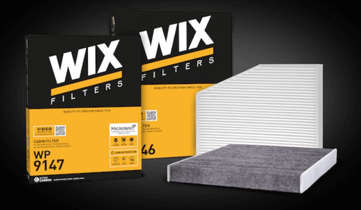 Filter kabin dengan Microban