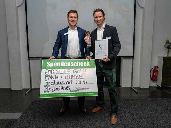 MANN-FILTER receives PARTSLIFE Environmental Award 2025