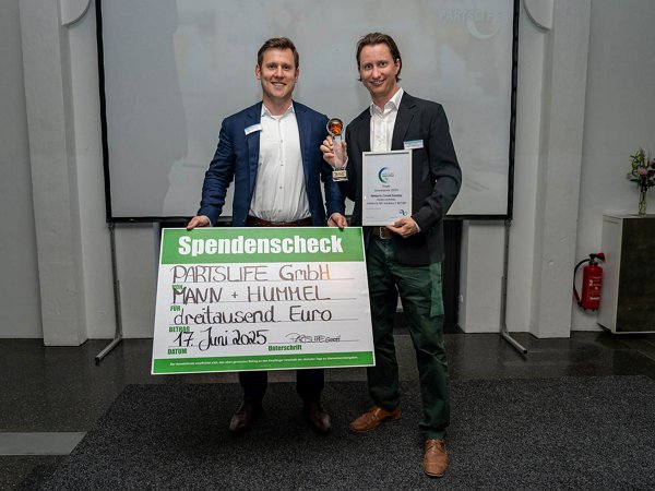 MANN-FILTER receives PARTSLIFE Environmental Award 2025