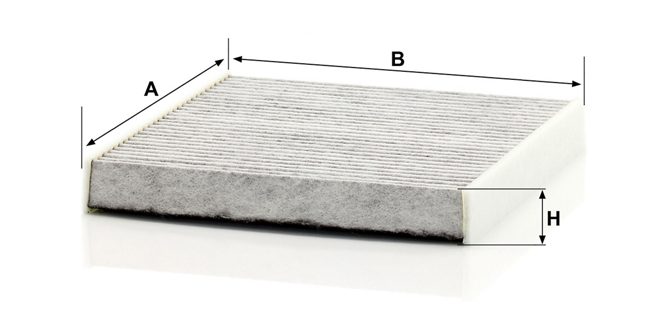 Filtre d’habitacle MANN-FILTER CUK 26 009 — vue 4