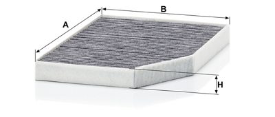Filtre d’habitacle MANN-FILTER CUK 30 007 — vue 3