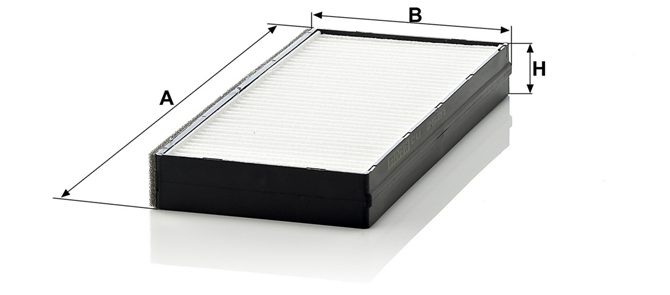 Filtre d’habitacle MANN-FILTER CU 2521 2 — vue 4