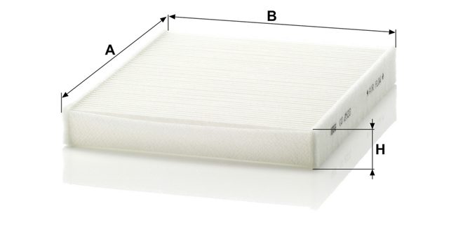 Filtre d’habitacle MANN-FILTER CU 2533 2 — vue 4