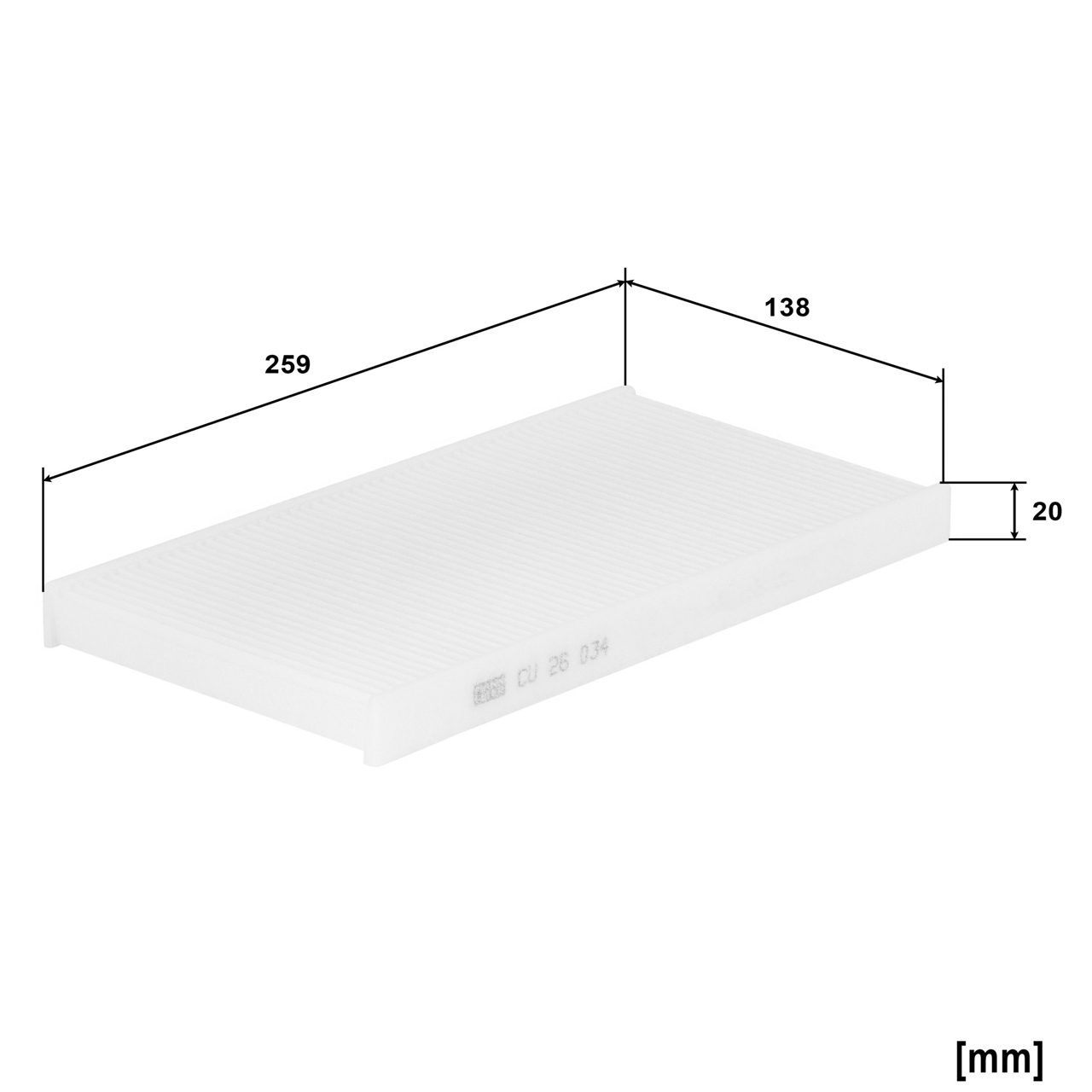 Product Image CU26034-2_MANN-FILTER