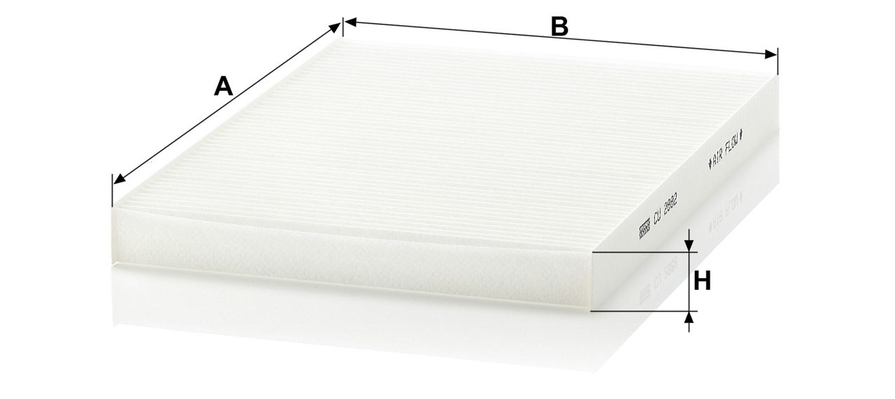Product Image CU2882_MANN-FILTER