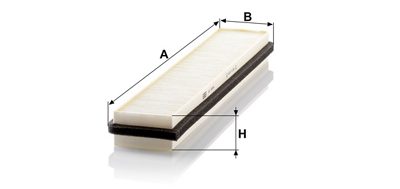 Filtre d’habitacle MANN-FILTER CU 5044 — vue 3