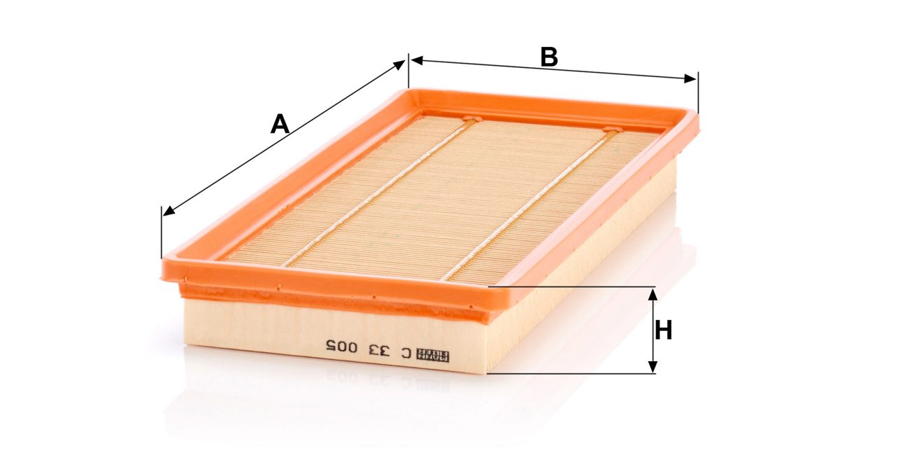 Filtre à air MANN-FILTER C 33 005 — vue 6