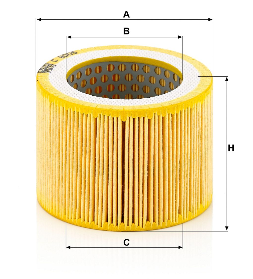 Filtre à air MANN-FILTER C 8005 — vue 5