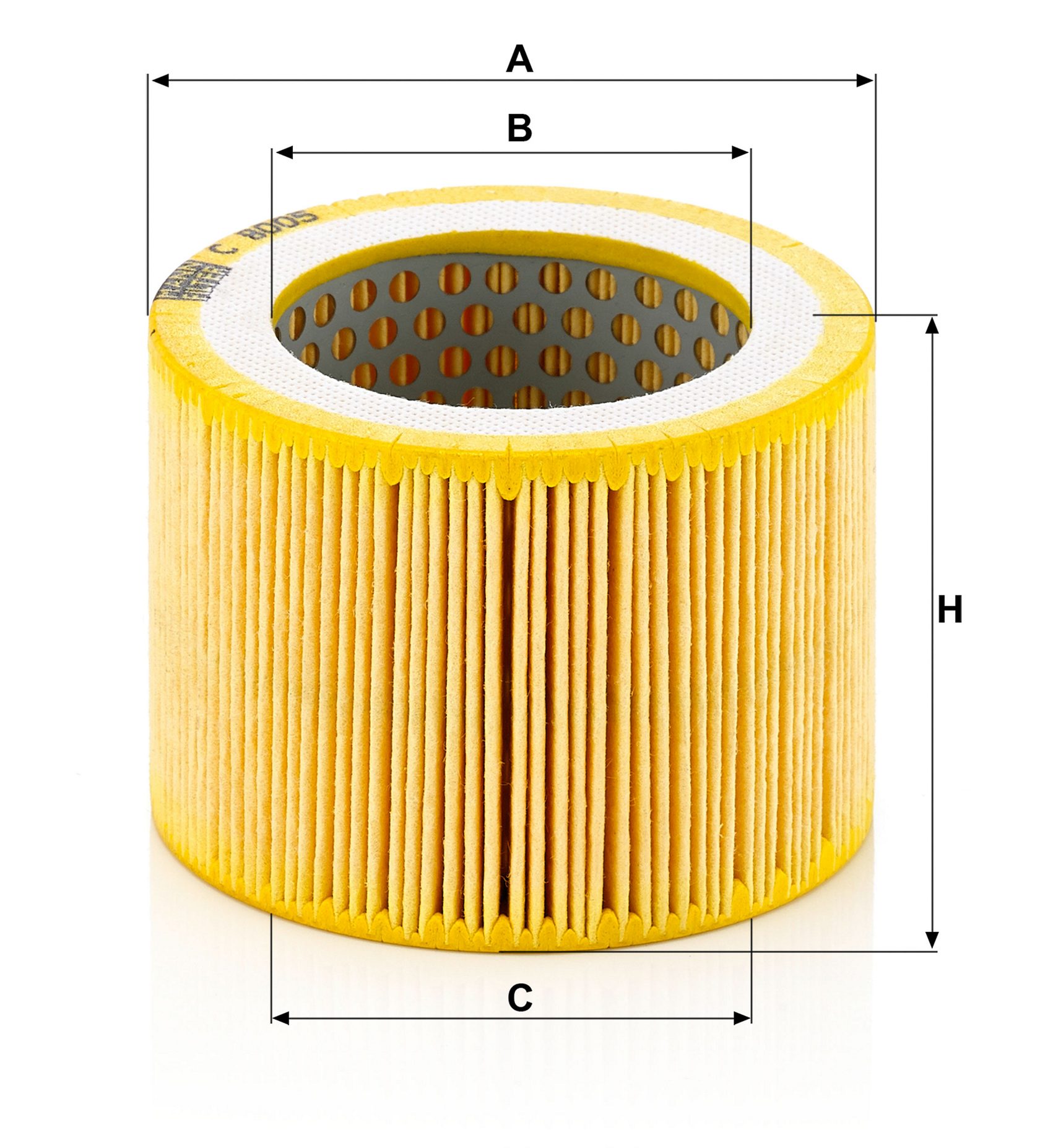 Filtre à air MANN-FILTER C 8005 — vue 7