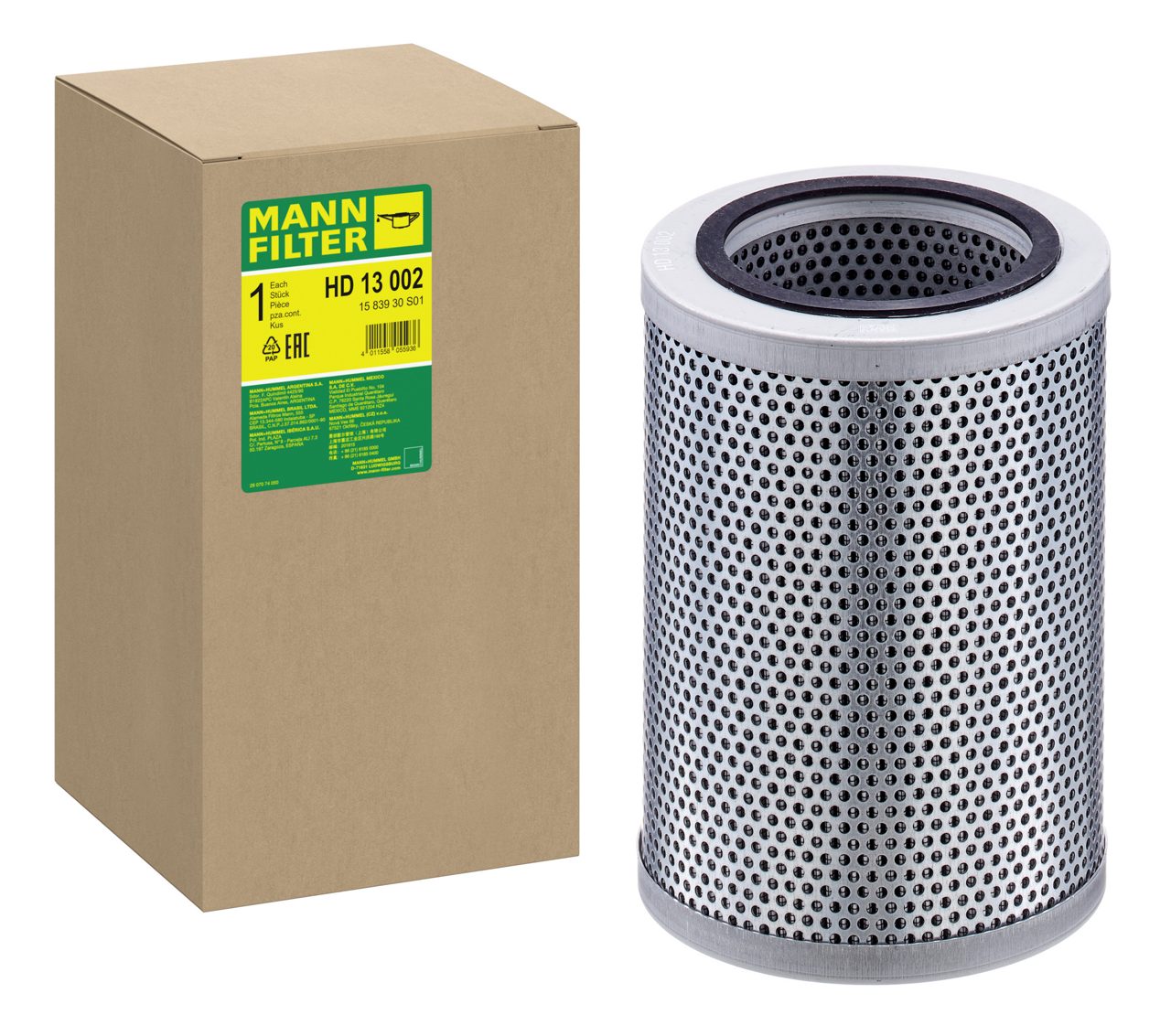 Product Image HD13002_MANN-FILTER