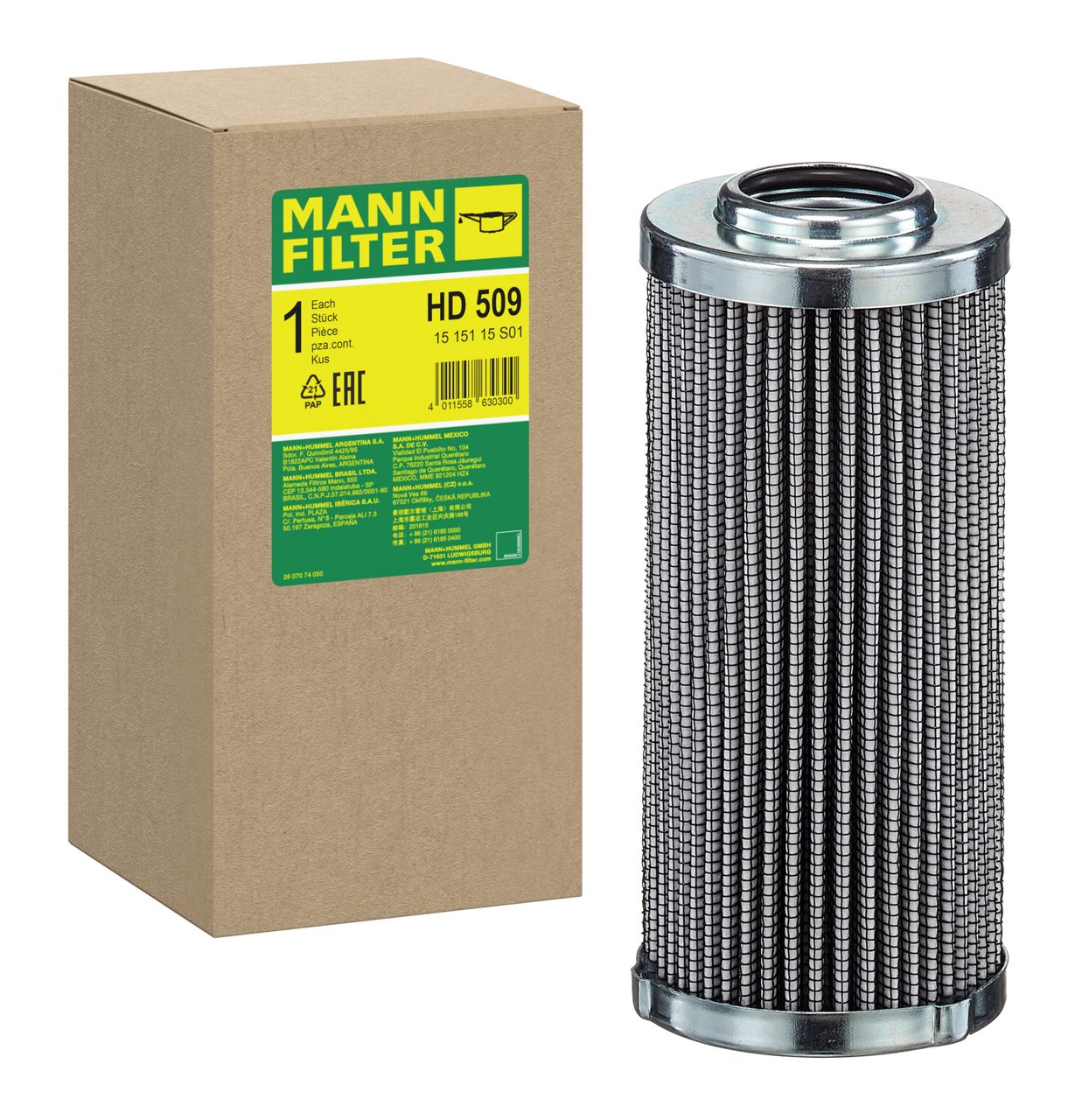 Product Image HD509_MANN-FILTER
