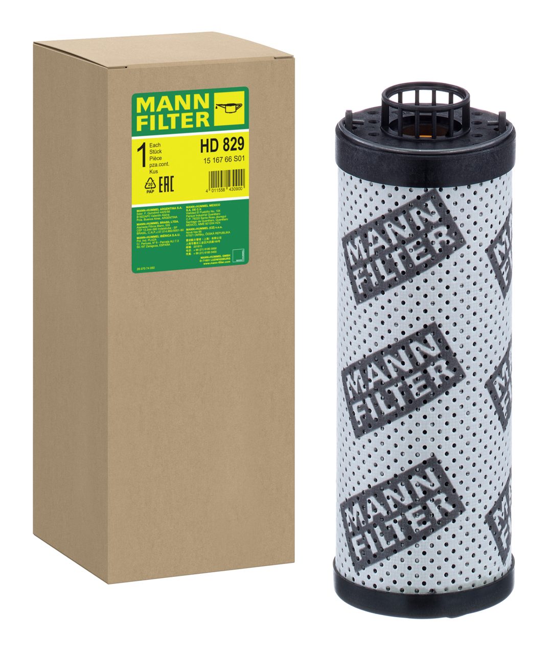Product Image HD829_MANN-FILTER