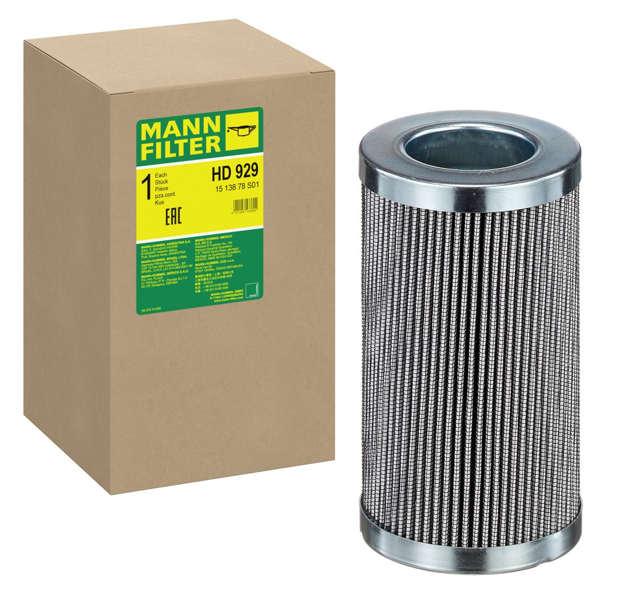 Product Image HD929_MANN-FILTER