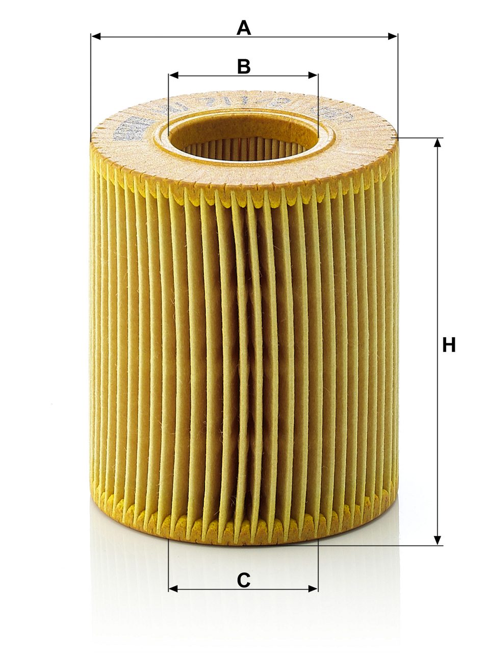 MANN-FILTER HU 711/2 x Oil Filter