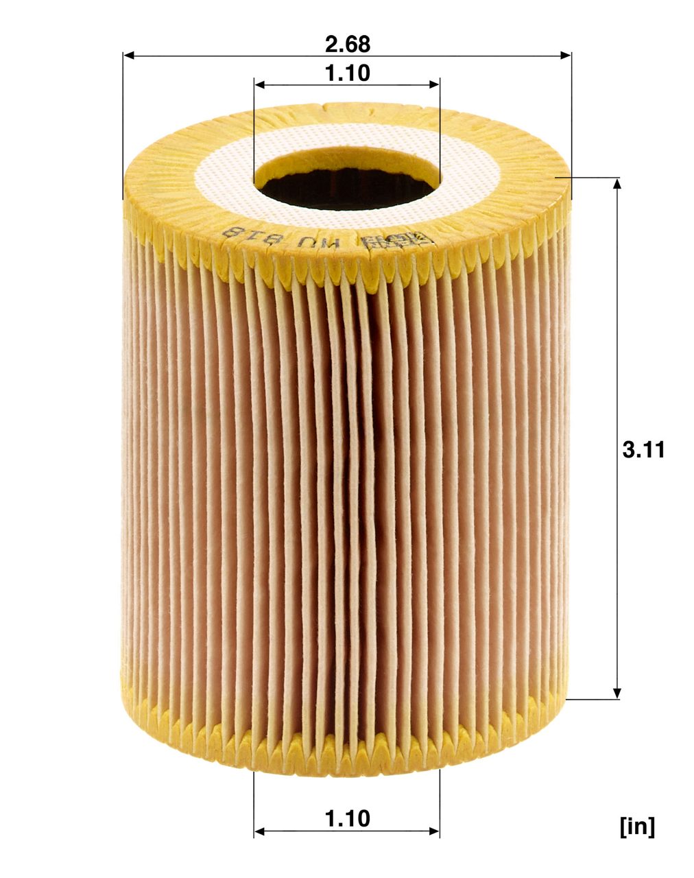 Product Image HU818X_MANN-FILTER