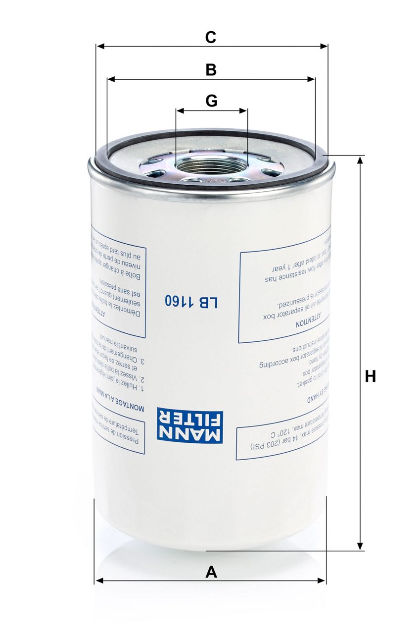 Product Image LB1160_MANN-FILTER