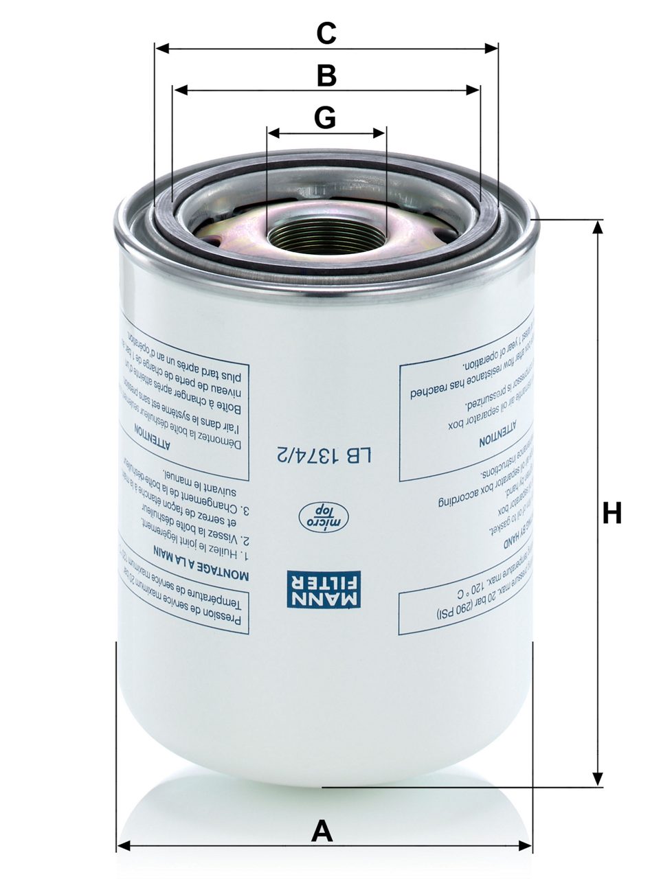 Product Image LB1374/2_MANN-FILTER