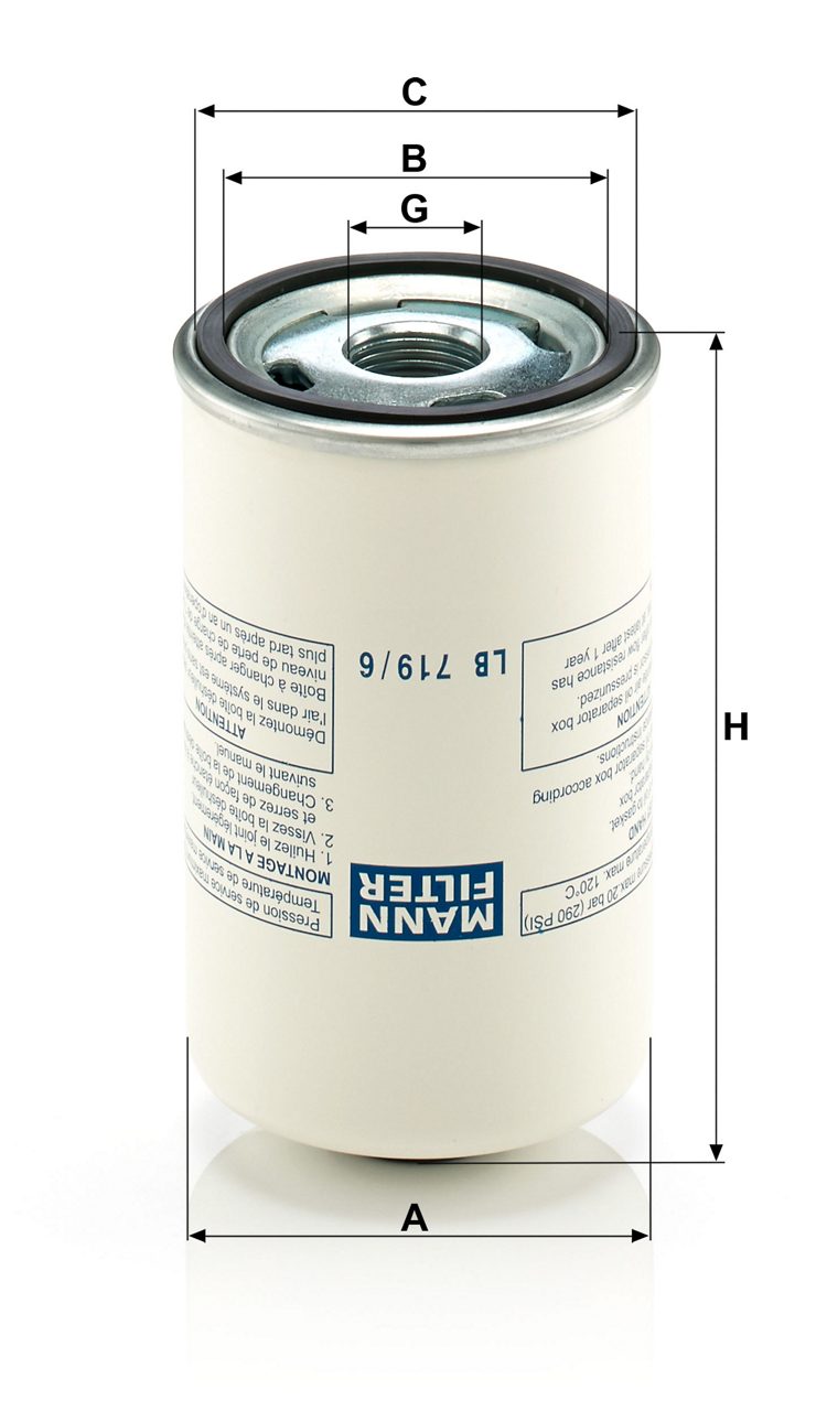 Product Image LB719/6_MANN-FILTER