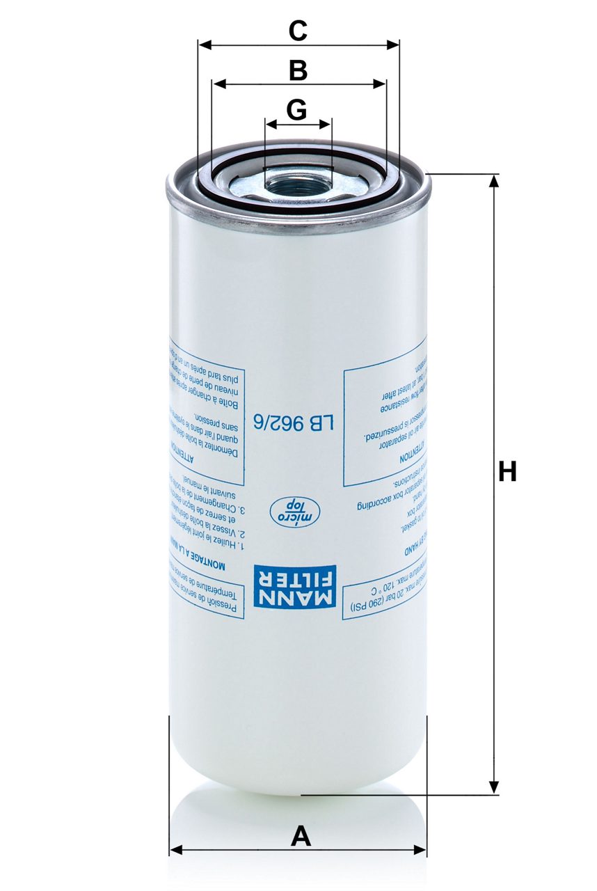 Product Image LB962/6_MANN-FILTER