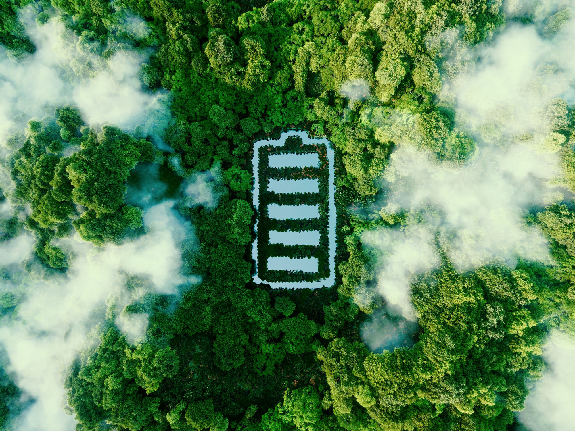 battery-shaped-water-formation-within-a-forest-symbolizing-sustainable-energy-storage