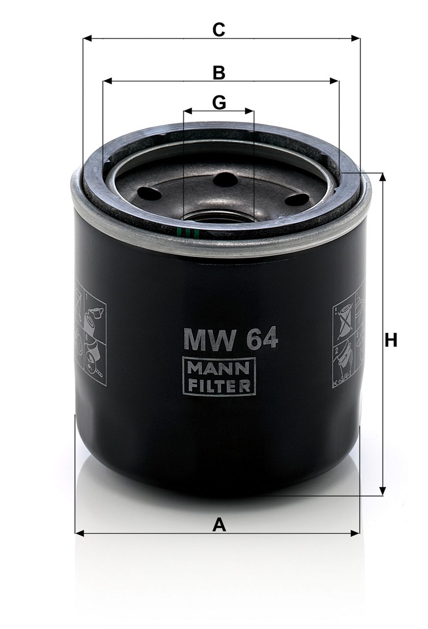 Product Image MW64_MANN-FILTER