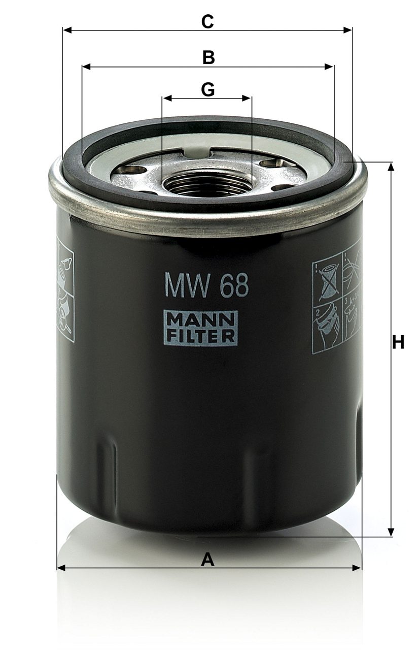 Product Image MW68_MANN-FILTER