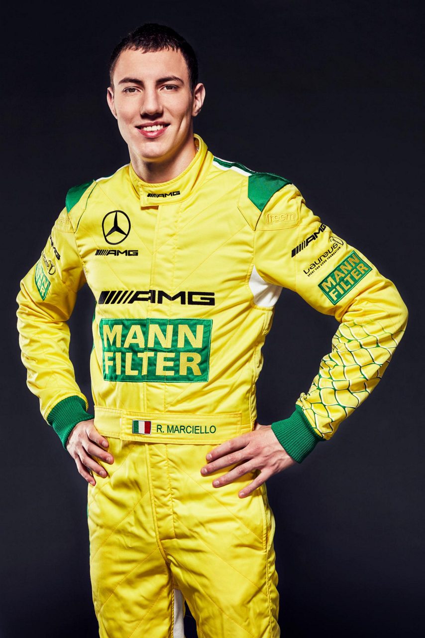 Mercedes-AMG factory driver Raffaele Marciello in MANN-FILTER Team LANDGRAF-HTP/WWR
