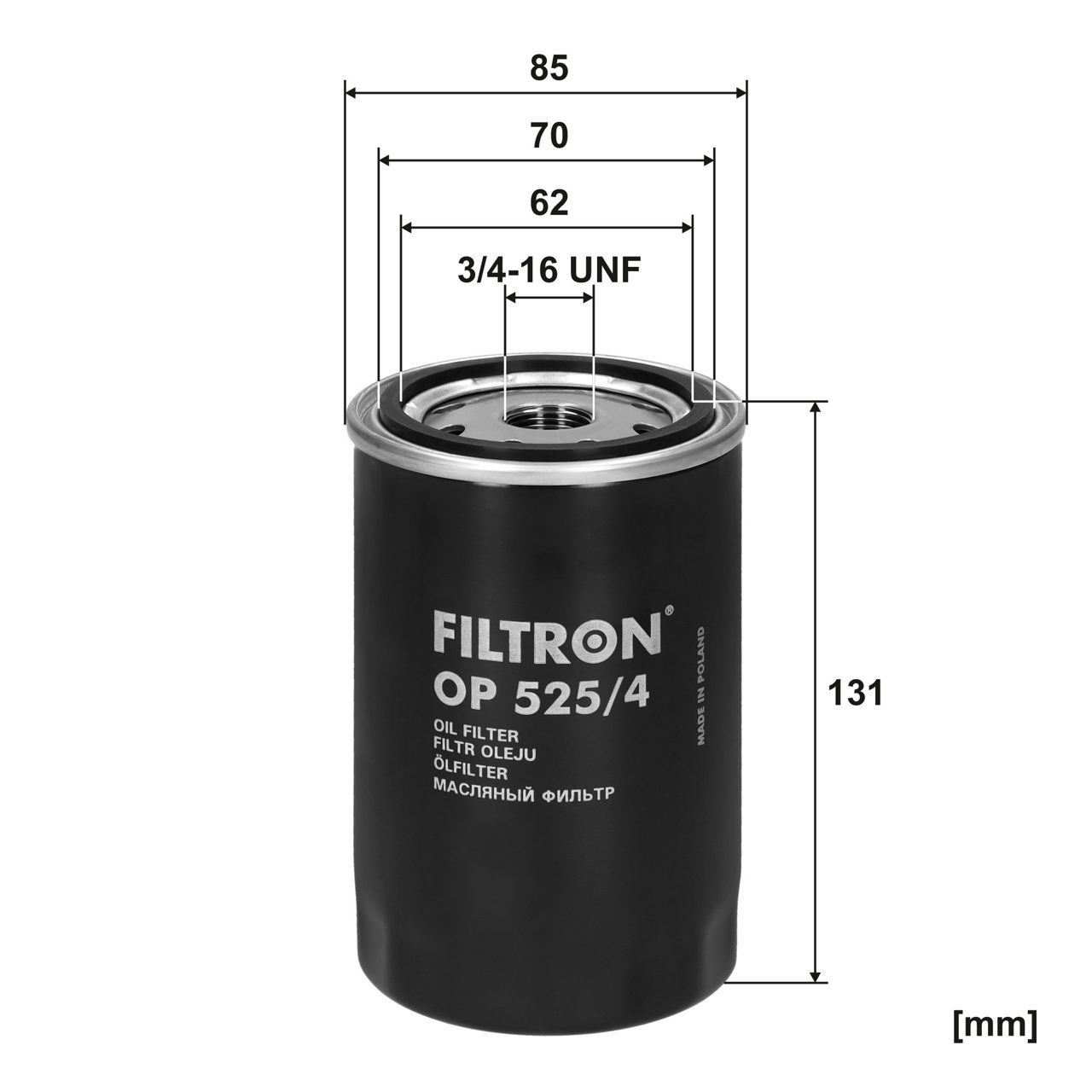 Product Image OP525/4_FILTRON