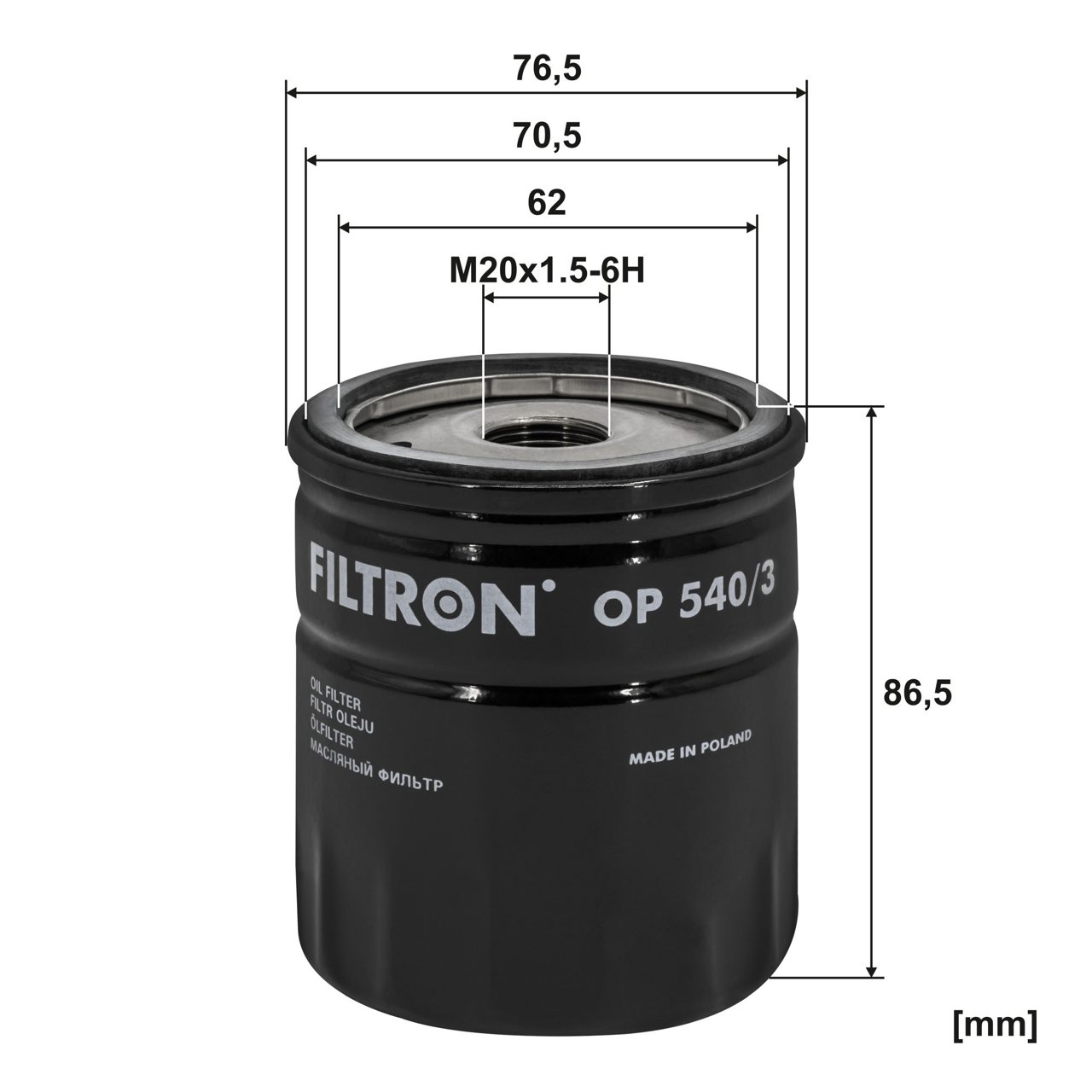 Product Image OP540/3_FILTRON