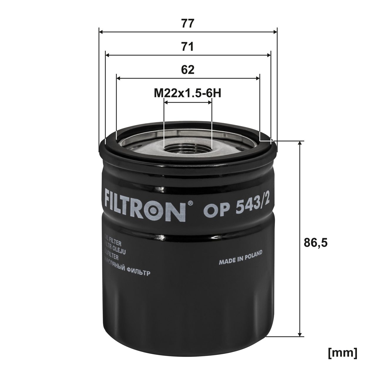 Product Image OP543/2_FILTRON