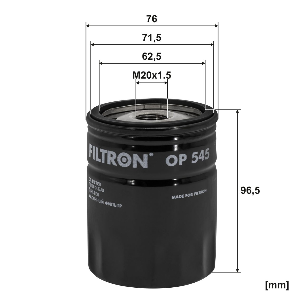 Product Image OP545_FILTRON