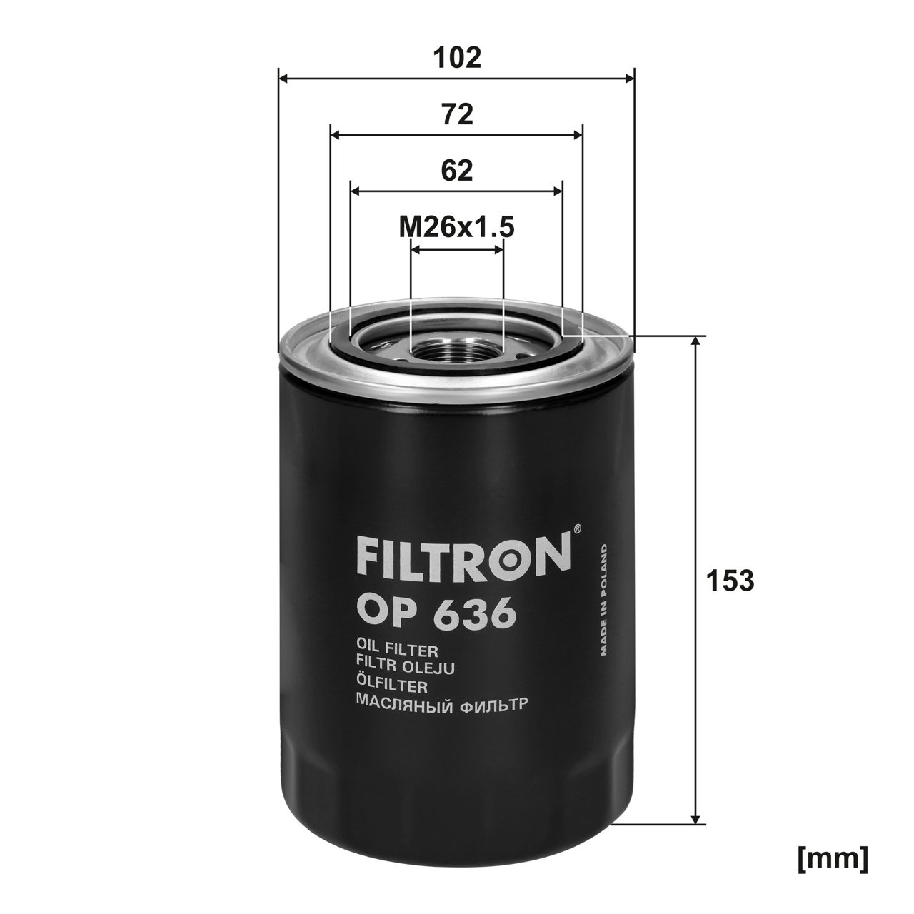 Product Image OP636_FILTRON