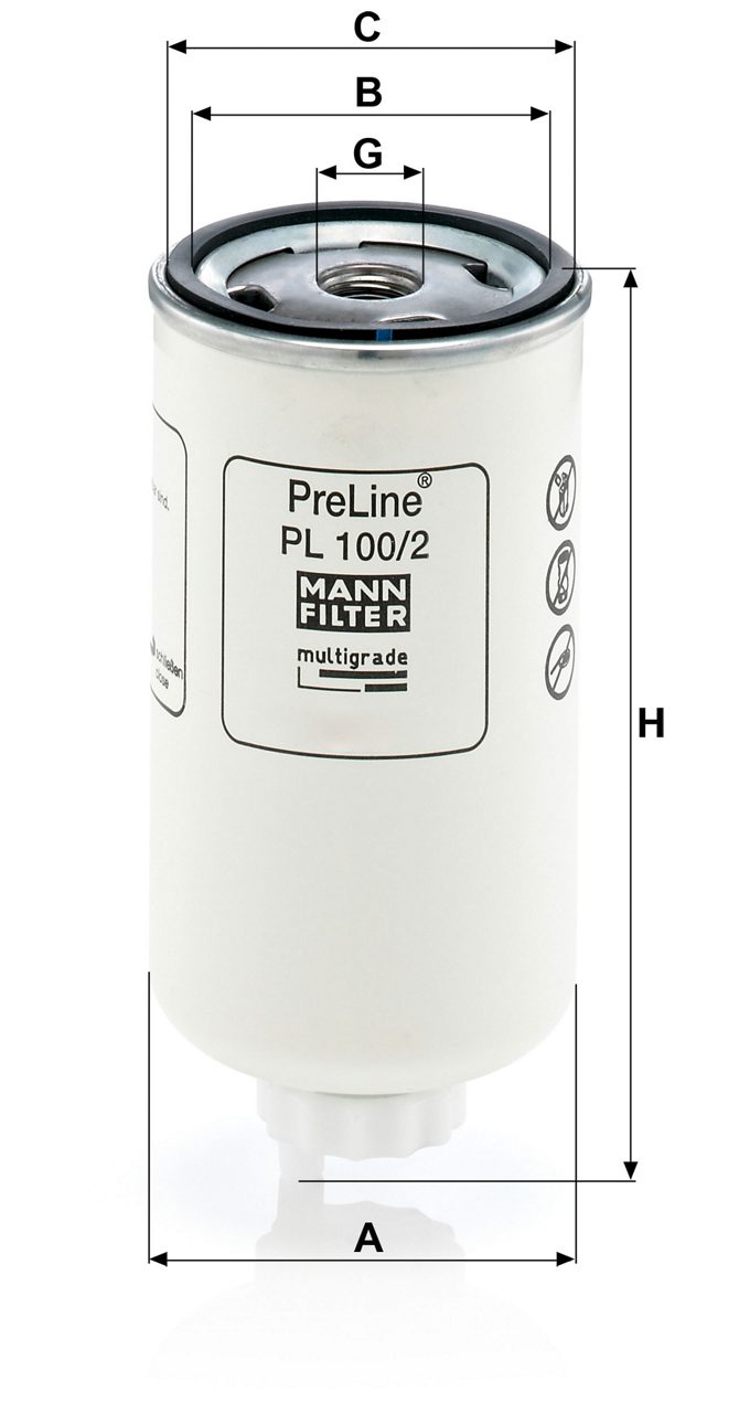 Product Image PL100/2_MANN-FILTER