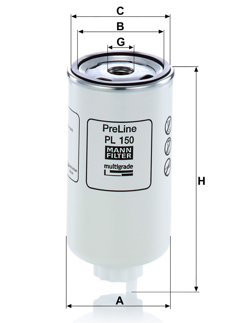Product Image PL150_MANN-FILTER