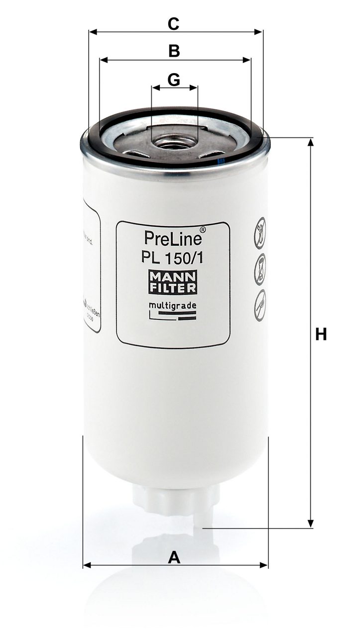 Product Image PL150/1_MANN-FILTER