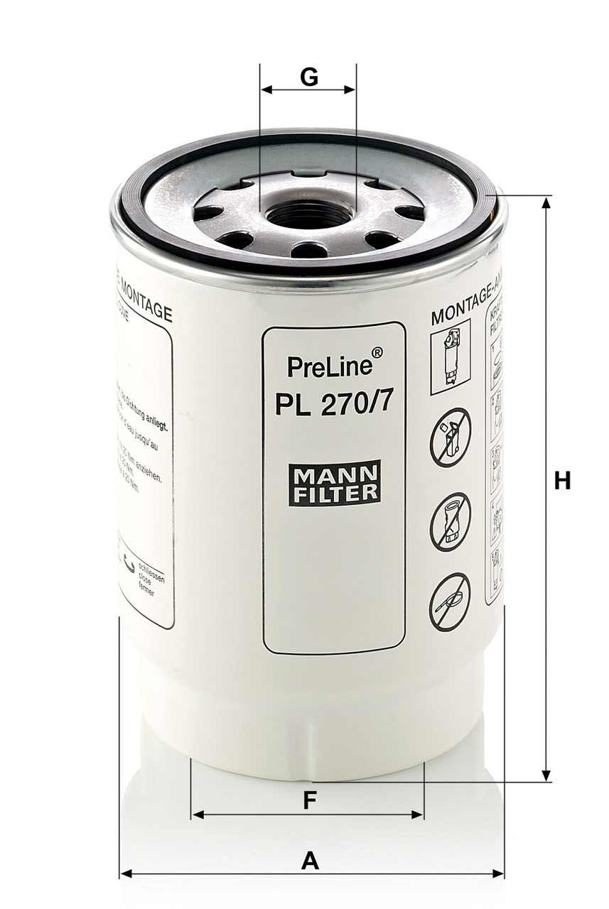 Product Image PL270/7X_MANN-FILTER