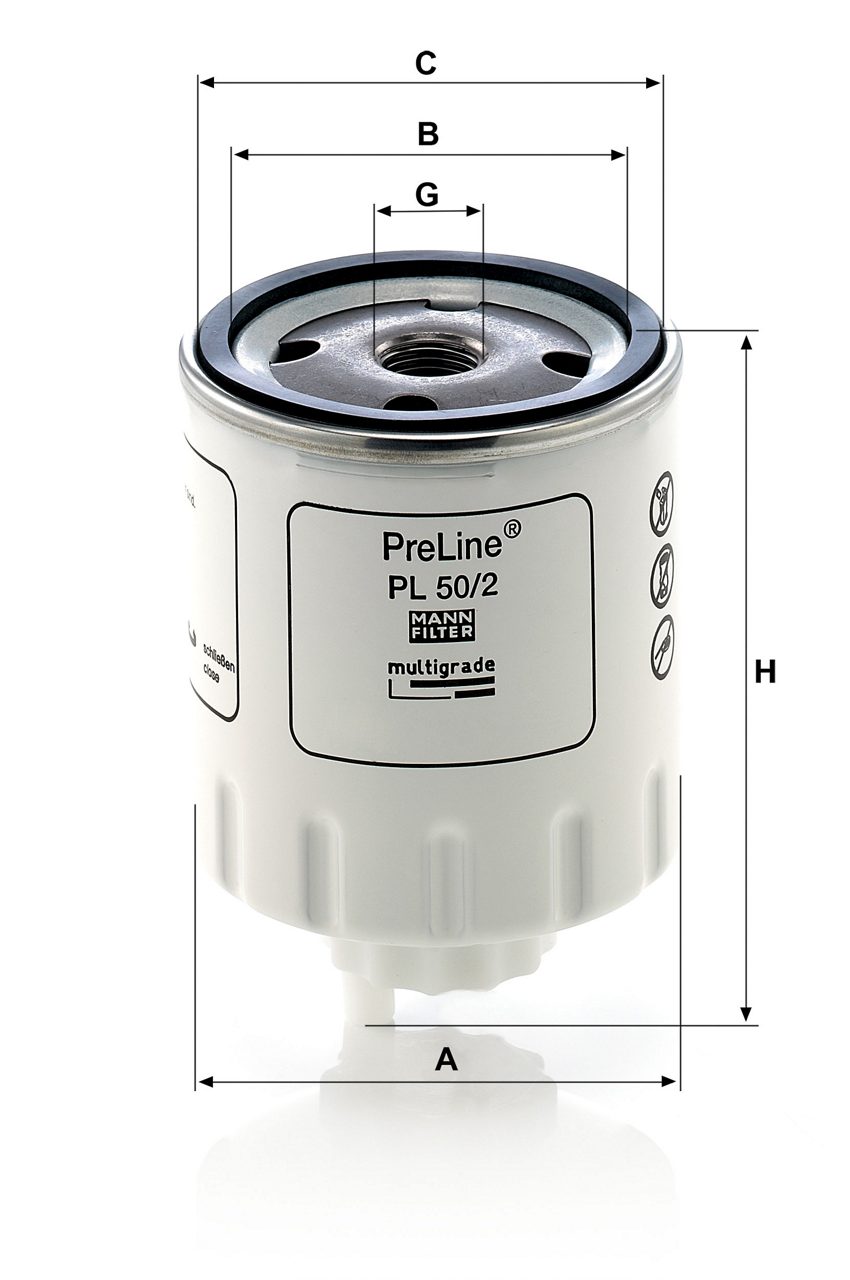 Product Image PL50/2_MANN-FILTER
