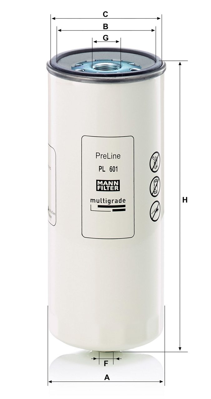 Product Image PL601_MANN-FILTER