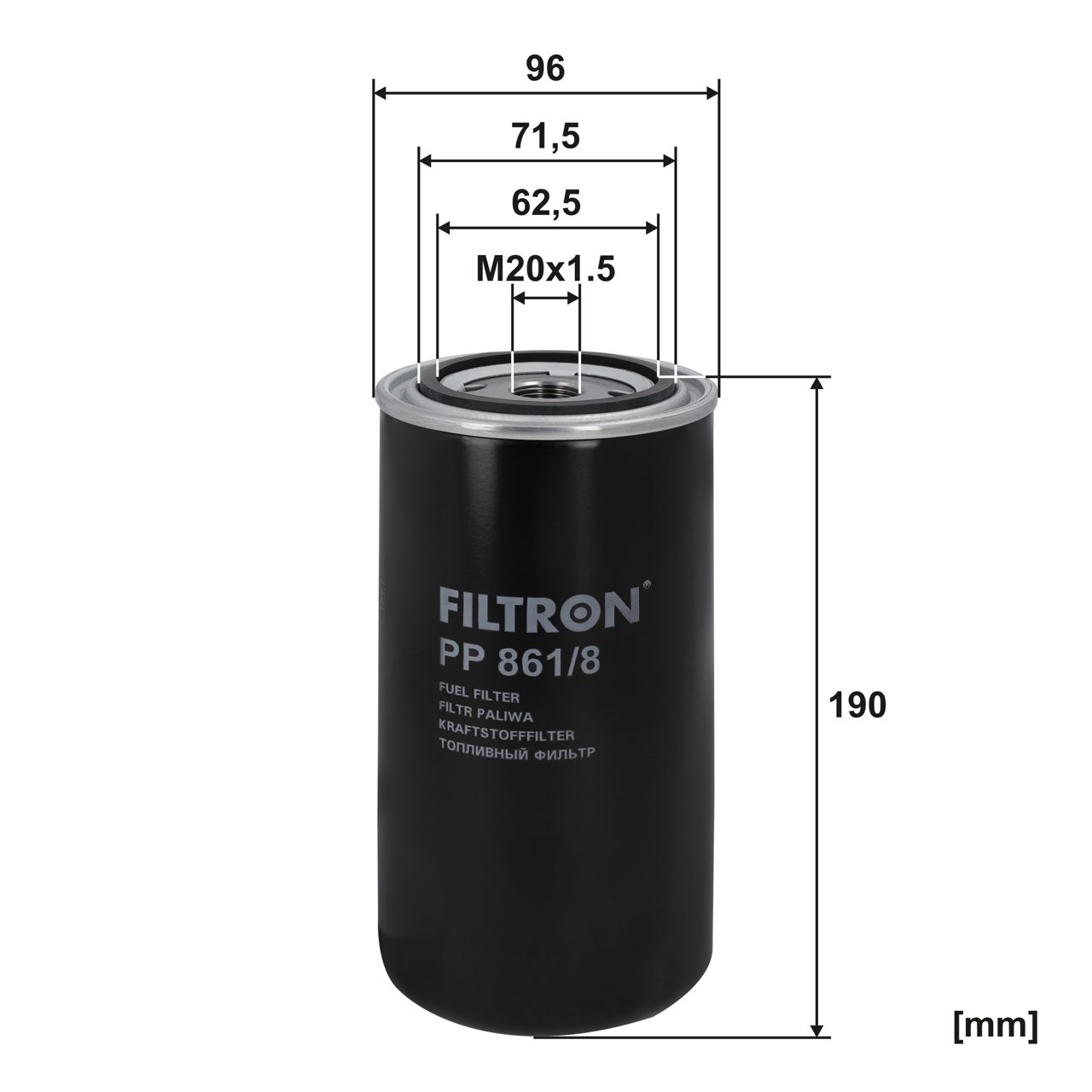 Product Image PP861/8_FILTRON