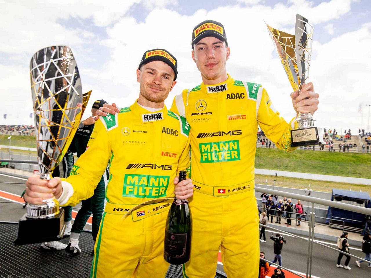 Podium Position at the ADAC GT Masters 2022 in Oschersleben for MANN-FILTER Team LANDGRAF