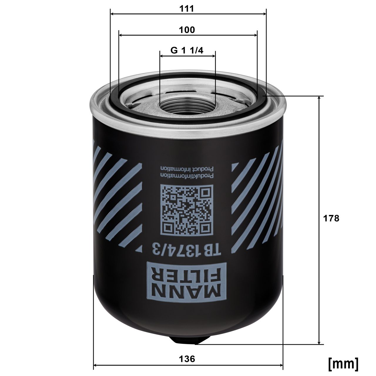 Product Image TB1374/3X_MANN-FILTER