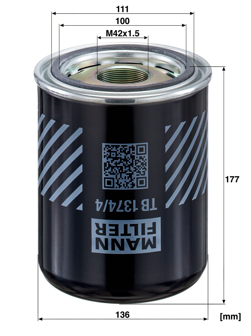 Product Image TB1374/4X_MANN-FILTER
