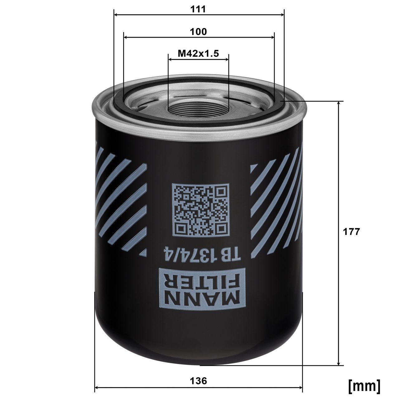 Product Image TB1374/4X_MANN-FILTER