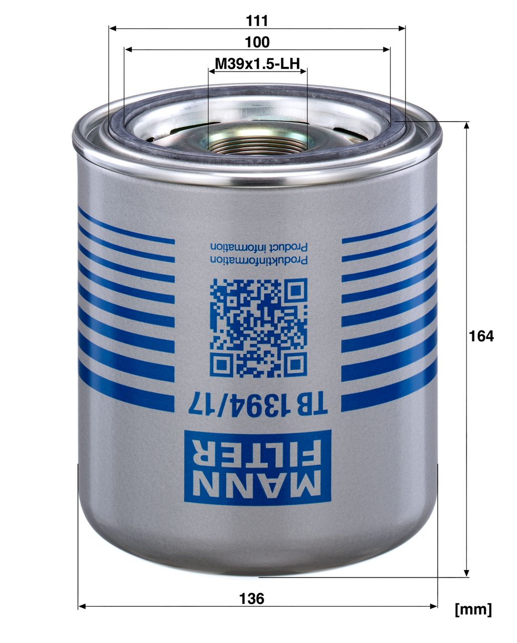 Product Image TB1394/17X_MANN-FILTER