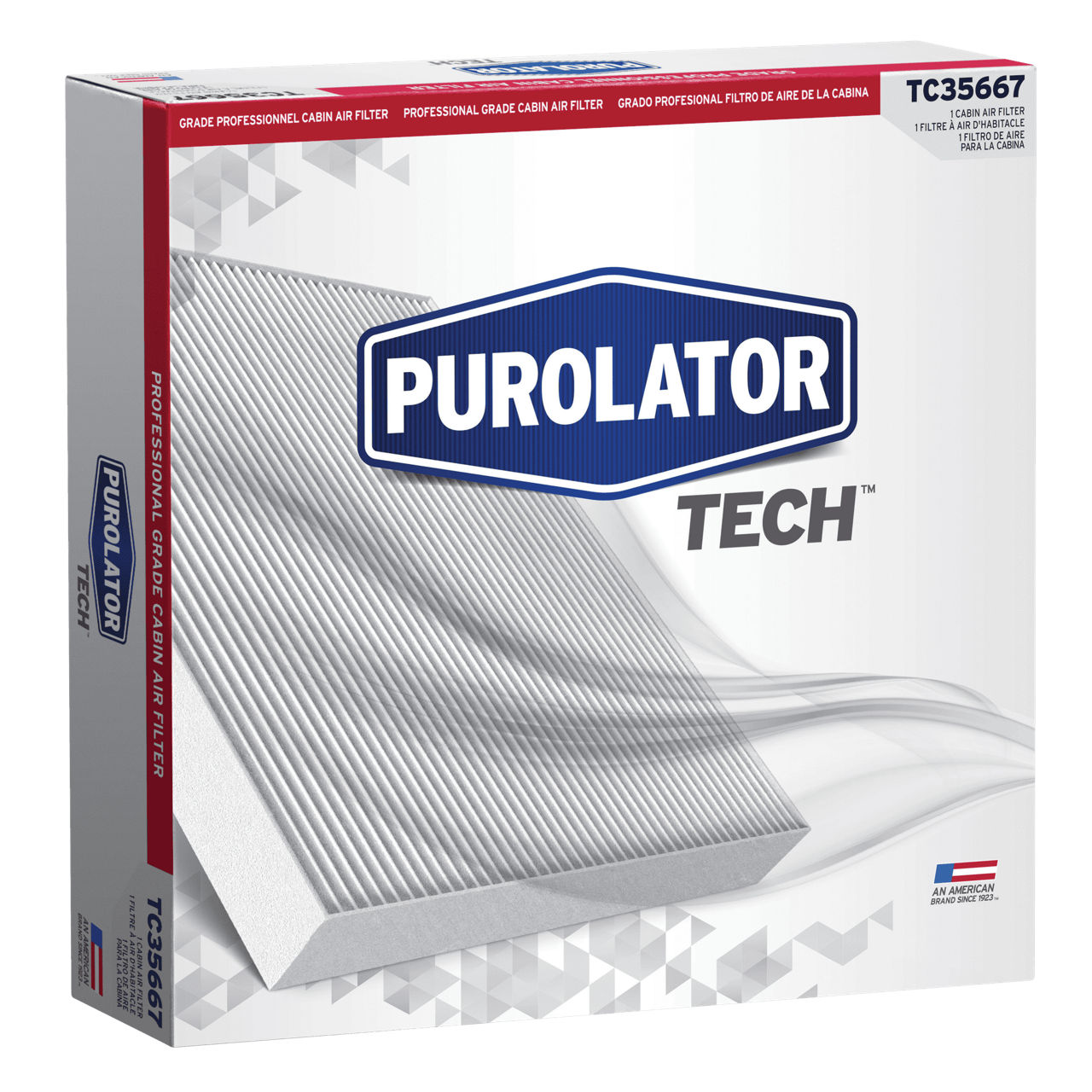 Les filtres à air d’habitacle PurolatorTECH™ améliorent le confort de conduite global, encouragent une meilleure circulation de l’air du véhicule tout en aidant à améliorer les performances du dégivreur.