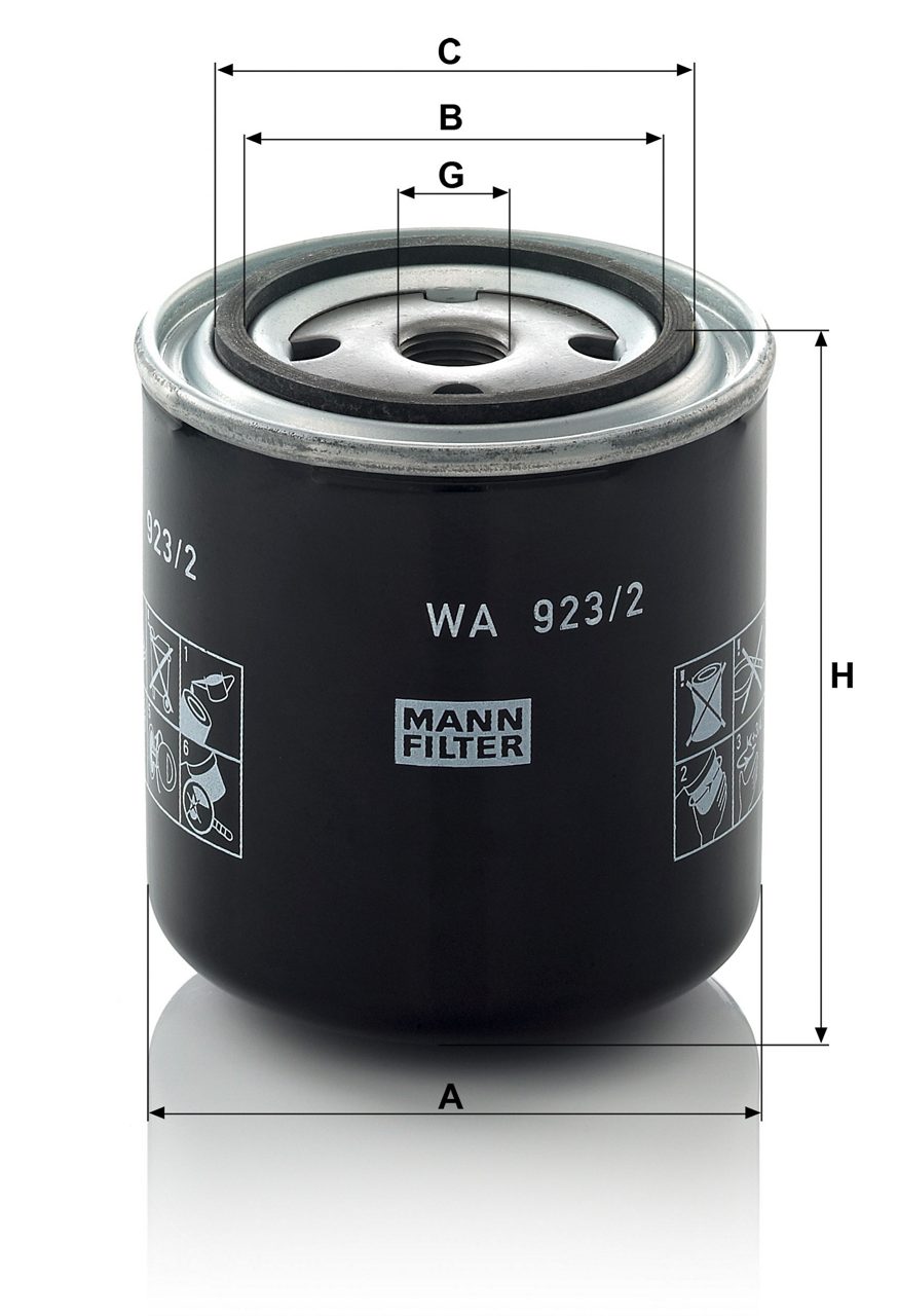Product Image WA923/2_MANN-FILTER