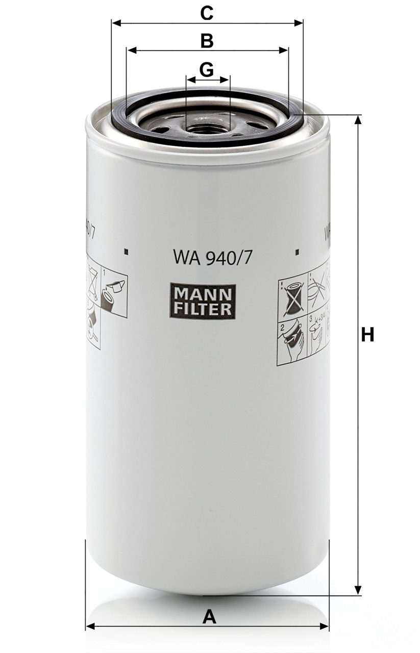 Product Image WA940/7_MANN-FILTER