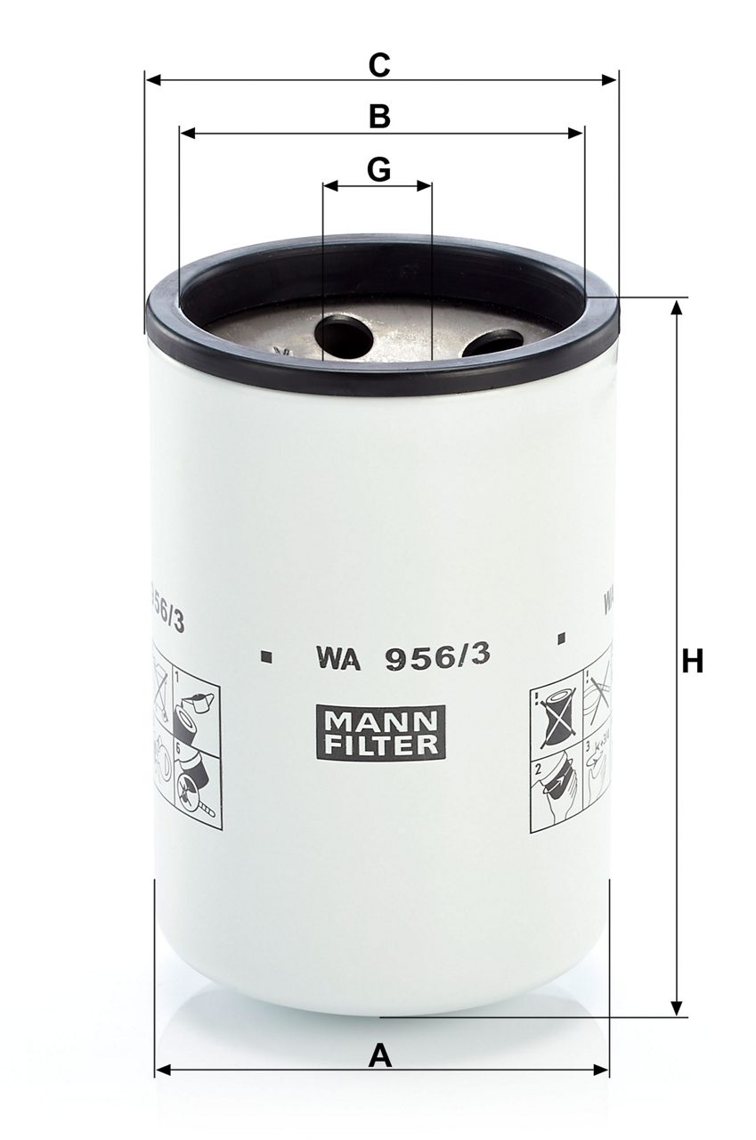 Product Image WA956/3_MANN-FILTER