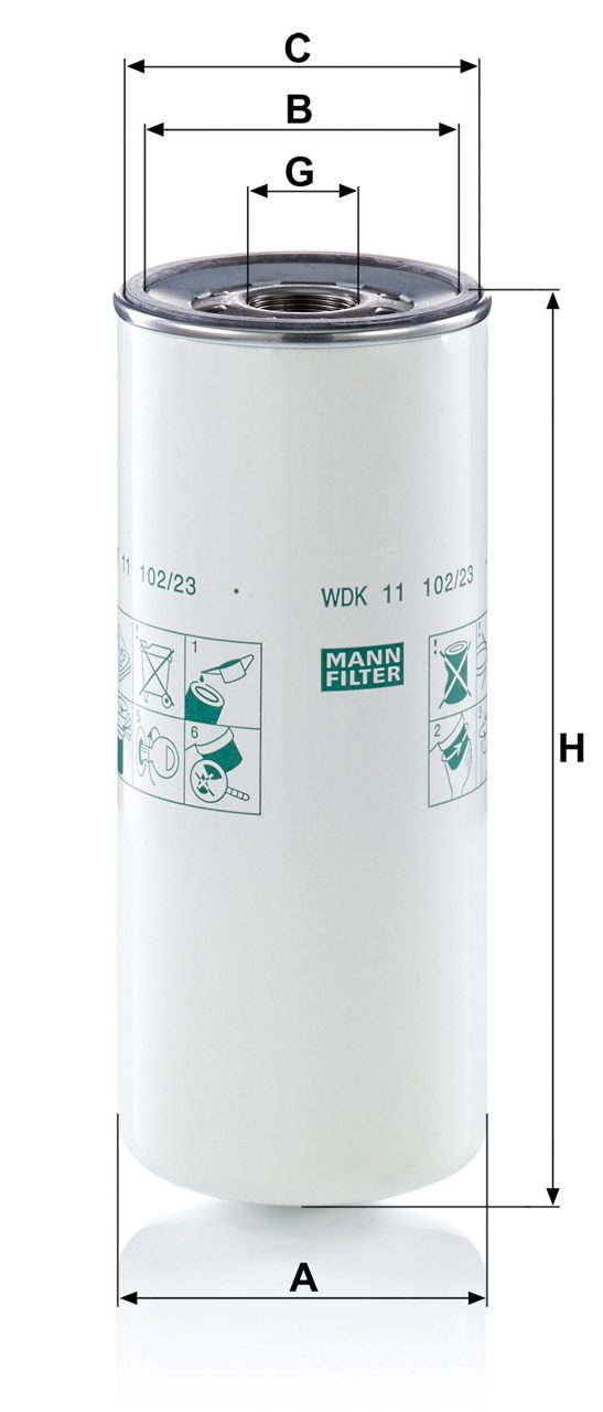 Product Image WDK11102/23_MANN-FILTER